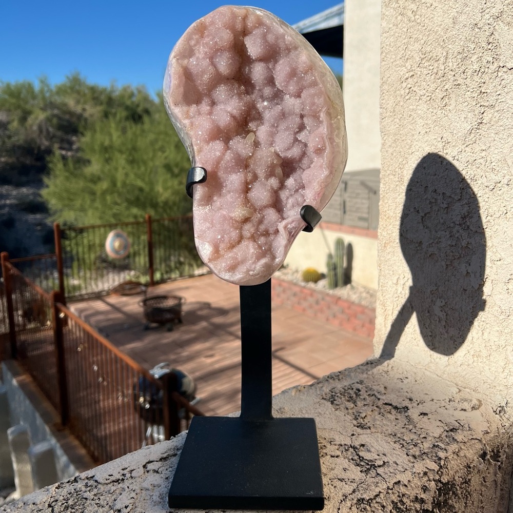Pink Druzy Amethyst ๐โจ ASP08 - Picture 1 of 5